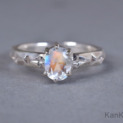 アンデシンラブラドライトのリング 指輪・リング KanKan彫金工房 通販