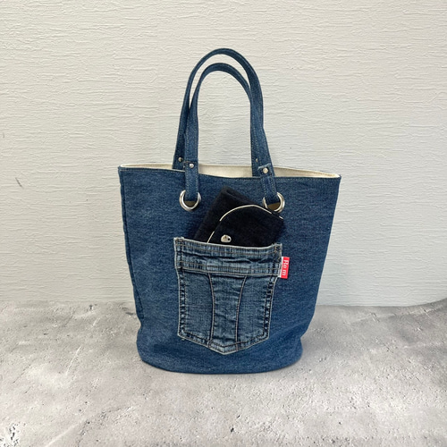 D318-2,3,4】デニムバケツトートバッグ トートバッグ Re.m 通販