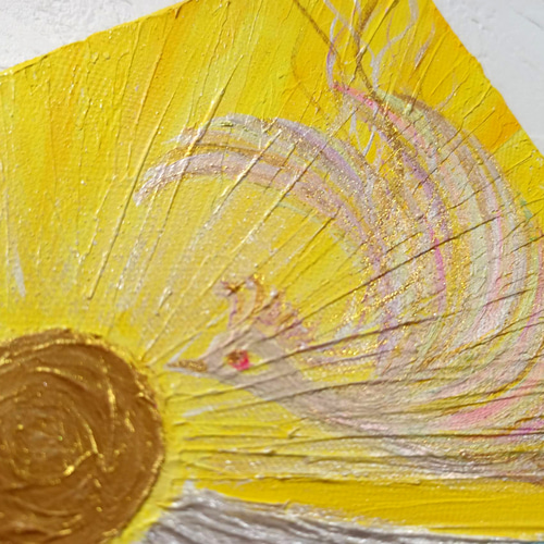 風水絵画＊吉兆光 龍と鳳凰〜蛇と鶯が集う梅の木～巳 五福 鳥