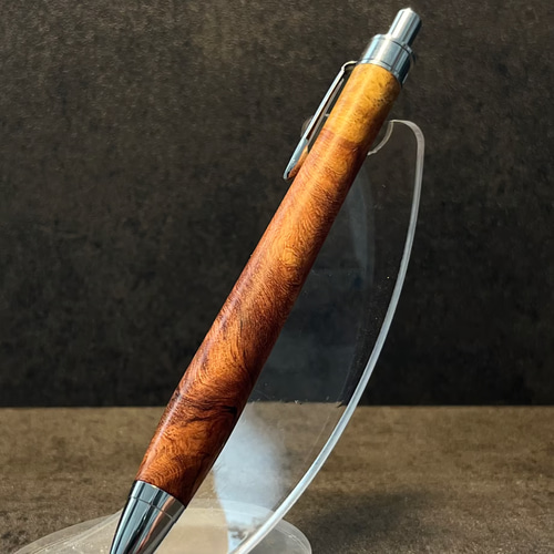 本花梨瘤杢 紅白 0209 ペン・筆記用具 Devi crafts 通販｜Creema