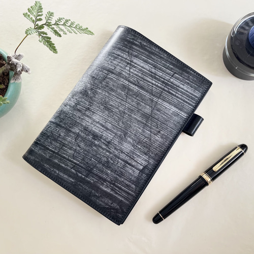 【受注生産】B6手帳カバー　ノートカバー　ブックカバー　ブライドルレザー　手縫い ブライドルレザー】本革B6 手帳カバー ノートカバー ブックカバー 受注