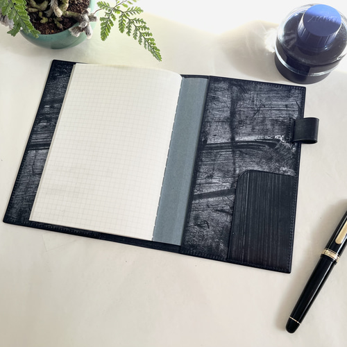 ブライドルレザー】本革B6 手帳カバー ノートカバー ブックカバー 受注