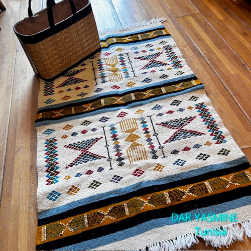 78×50cm 【ペルシャ絨毯 手織りギャッベ】アマレ族ギャッベ 78×50cm 【ペルシャ絨毯 手織りギャッベ】アマレ族ギャッベ