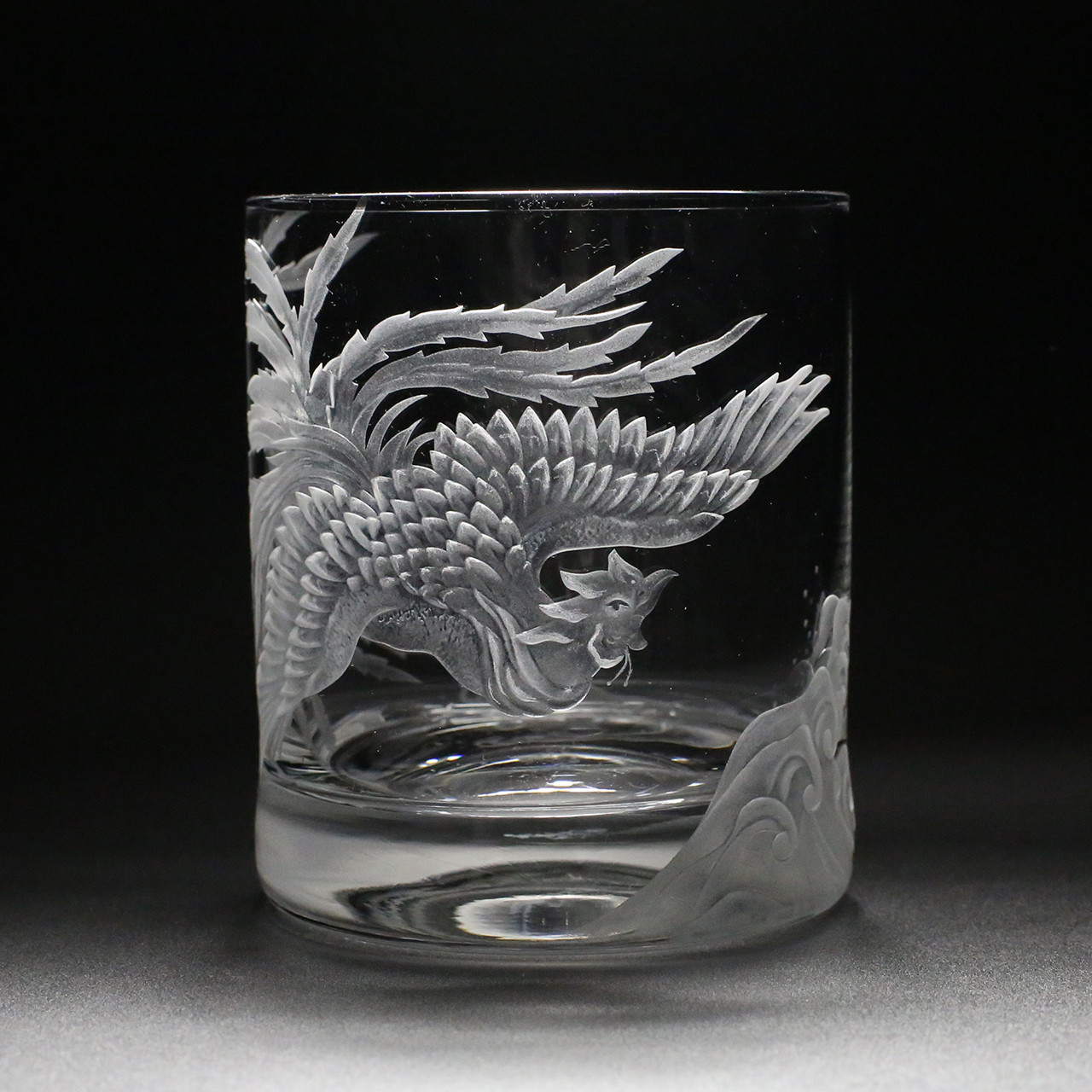ロックグラス　鳳凰