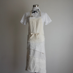 ap-254 パッチワークデニムエプロン エプロン C d c『デニット工房