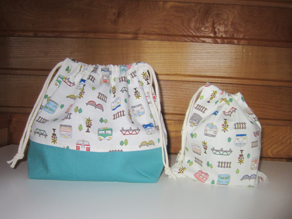 パンダ ☆パンダの親子 ランチョンマット コップ袋 お弁当袋