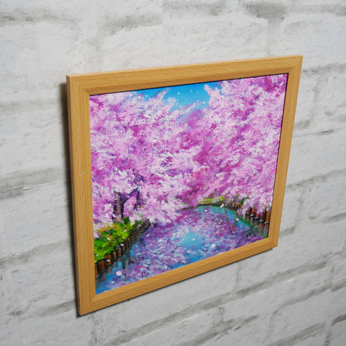 油絵 油彩 油彩画 絵 絵画【さくらロード】 絵画 HR 通販 18984382