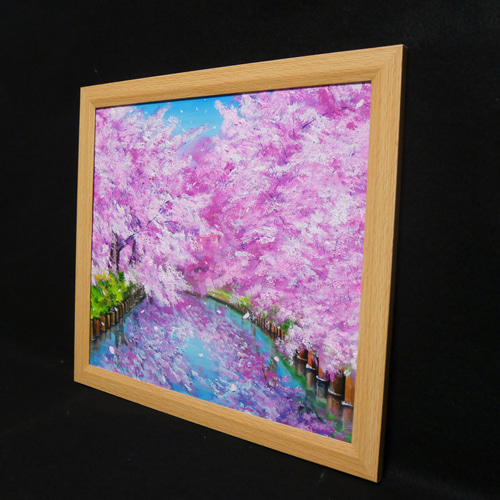 油絵 油彩 油彩画 絵 絵画【さくらロード】 絵画 HR 通販 18984382