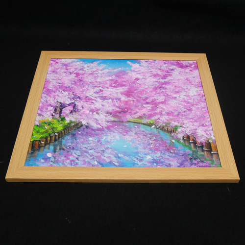 油絵 油彩 油彩画 絵 絵画【さくらロード】 絵画 HR 通販 18984382