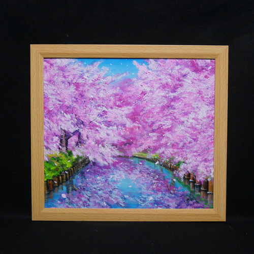 油絵 油彩 油彩画 絵 絵画【さくらロード】 絵画 HR 通販 18984382