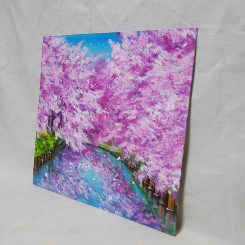 油絵 油彩 油彩画 絵 絵画【さくらロード】 絵画 HR 通販 18984382
