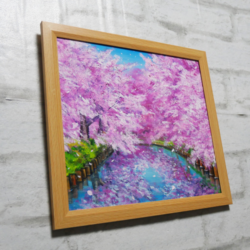 油絵 油彩 油彩画 絵 絵画【さくらロード】 絵画 HR 通販 18984382