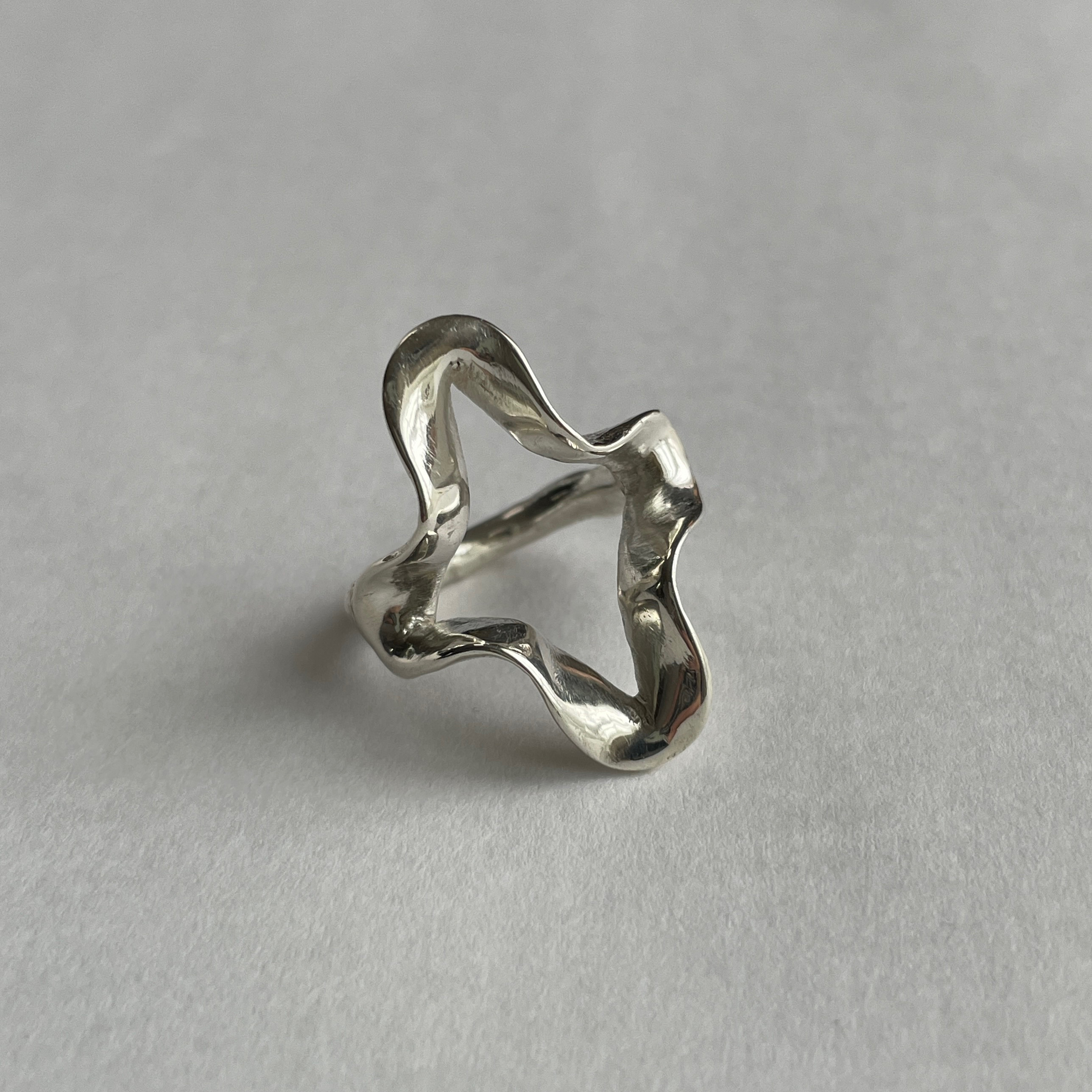 【約10号】silver ring ✴︎ no.12