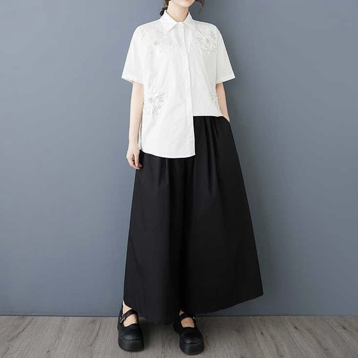 縫い合わせた半袖シャツ