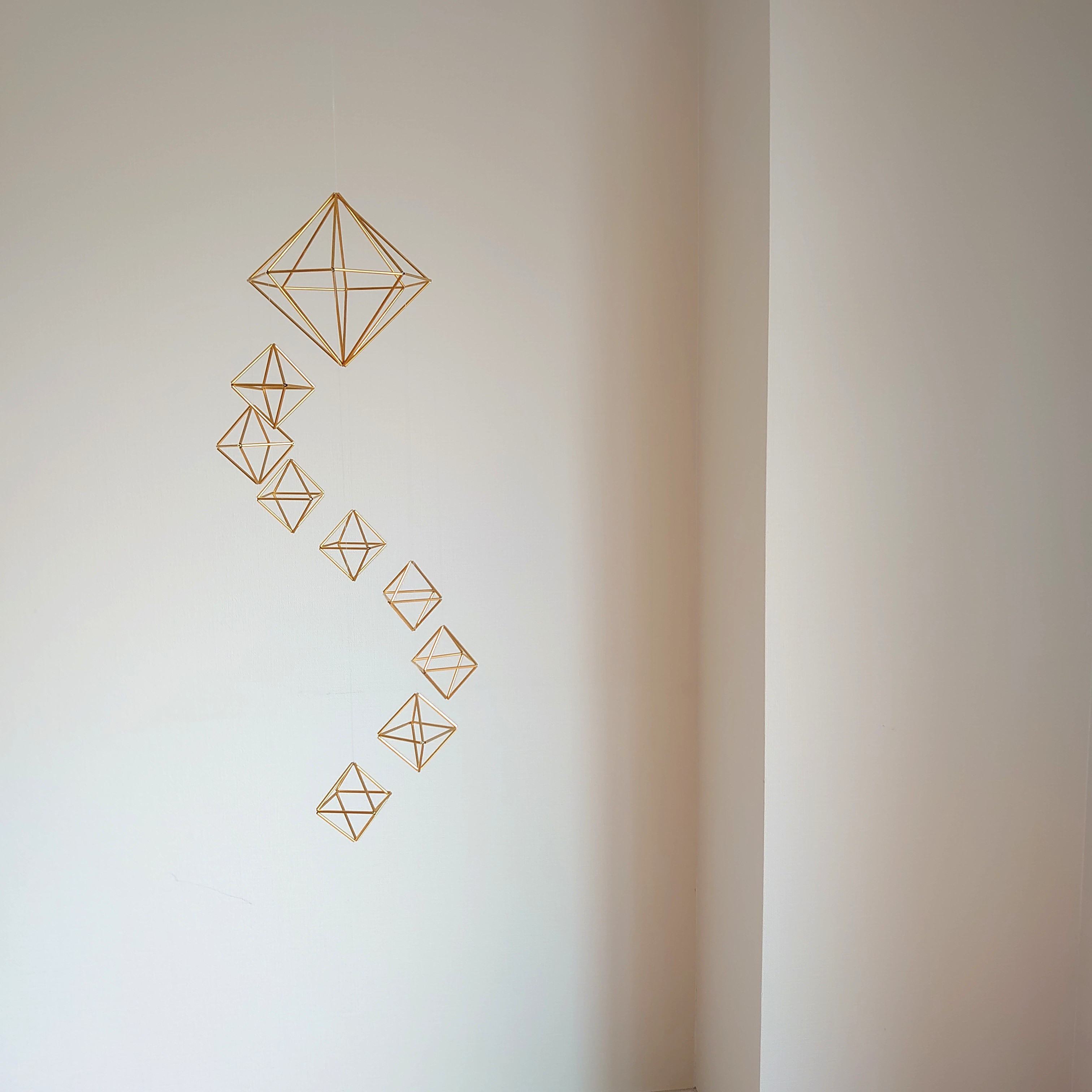 真鍮ヒンメリ＊steps　北欧 インテリア 雑貨　モビール