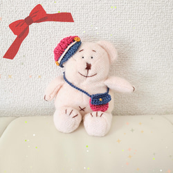 ぬいぐるみ用】 肩掛けバッグ2つセット（スイカ） あみぐるみ もち