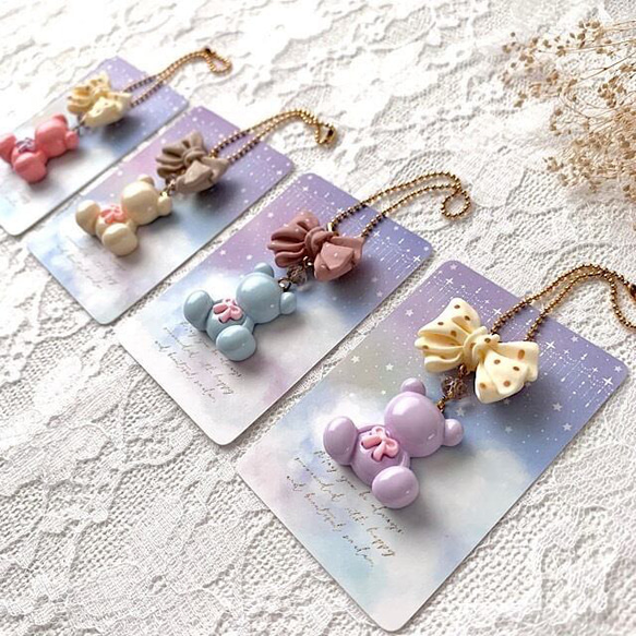 アクセサリー台紙【はがき1/4☆10枚入(40枚分)】 [D-712]星空4 4枚目の画像