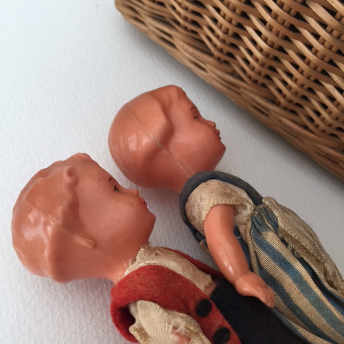 アンティークセルロイド人形 民族衣装人形 アンティークドール