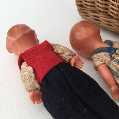 アンティークセルロイド人形 民族衣装人形 アンティークドール ドイツ