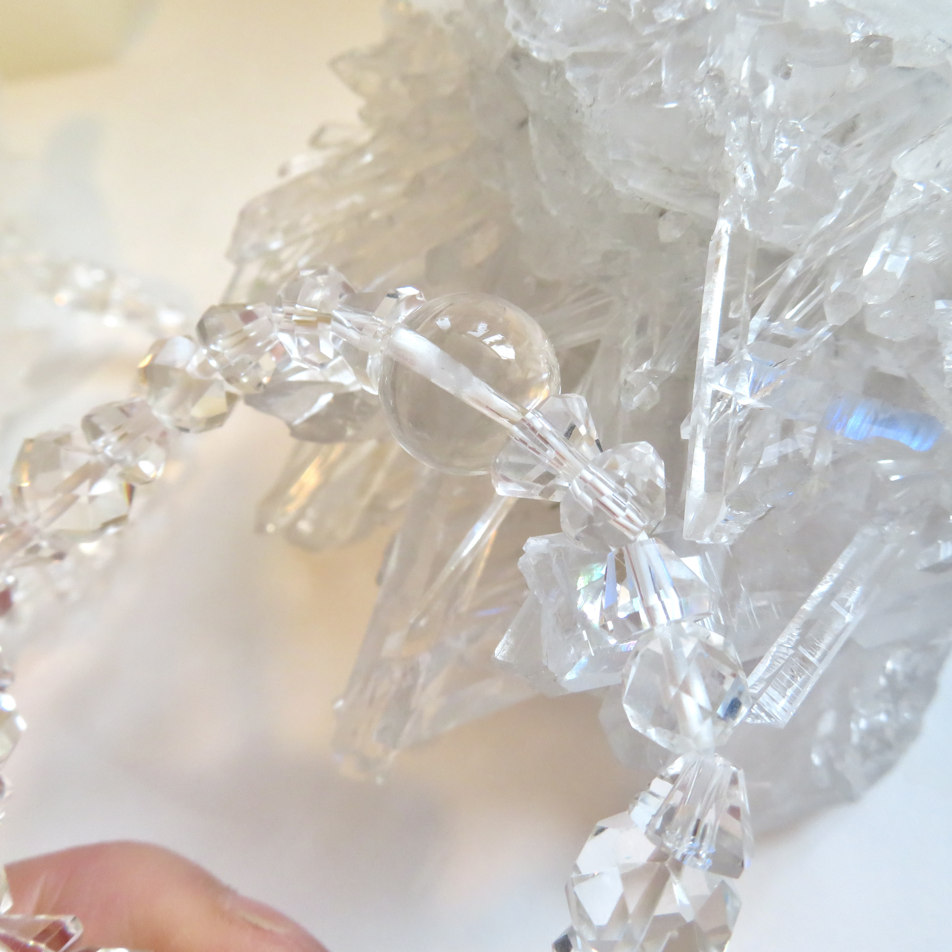 本水晶・Crystal quartz／Premium cut bracelet【Ⅰ】