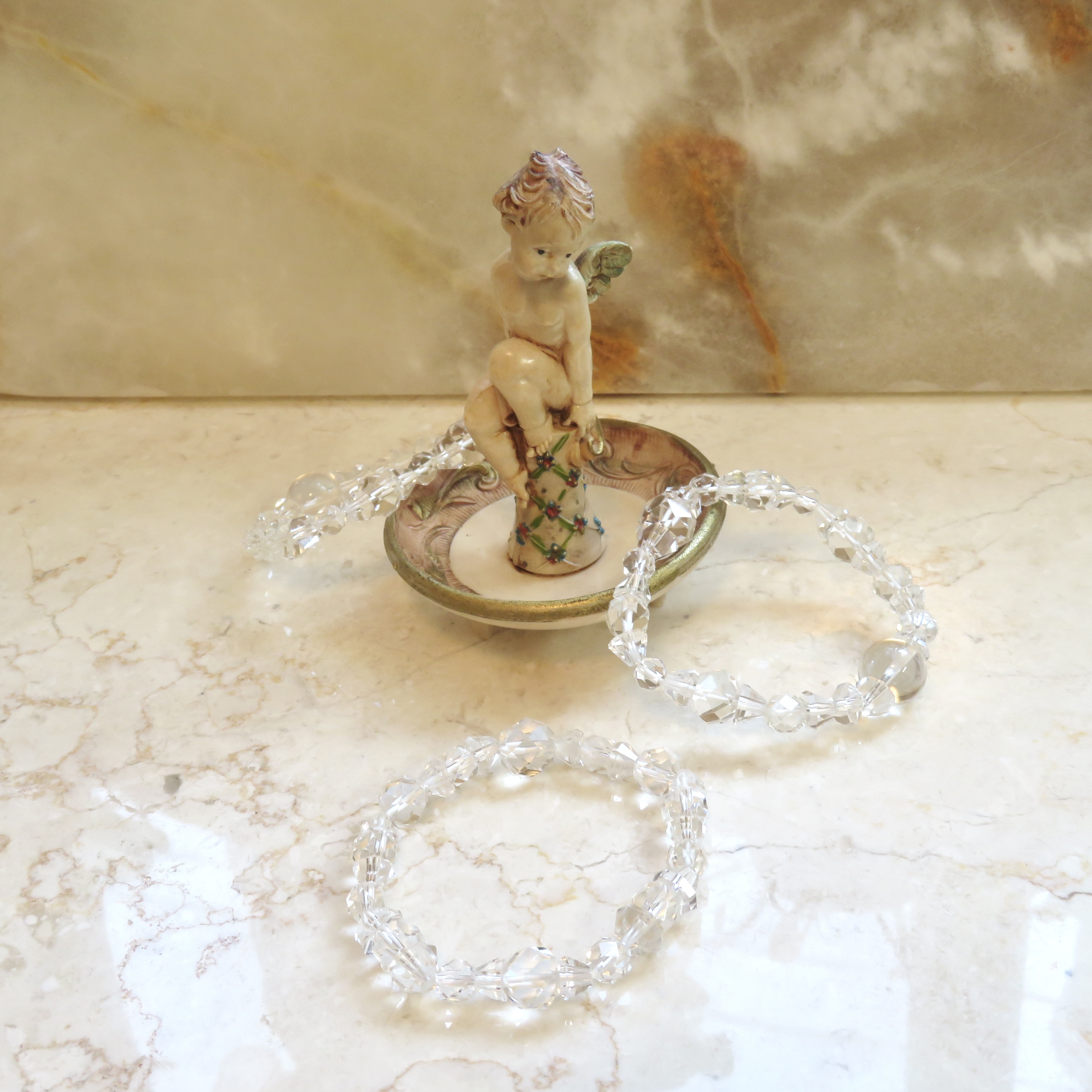 本水晶・Crystal quartz／Premium cut bracelet【Ⅰ】