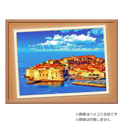 選べる3枚組ポストカード】クロアチア アドリア海に輝くドゥブロヴニク