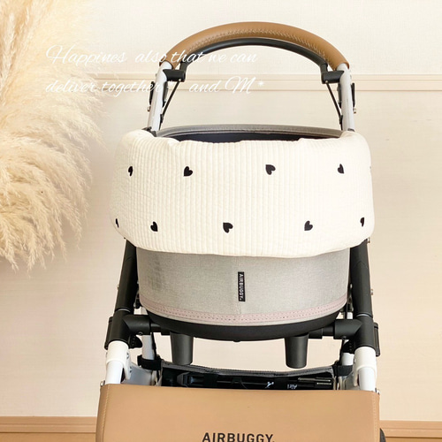 新作】あごのせクッション 韓国生地⭐︎ヌビ⭐︎ハート刺繍