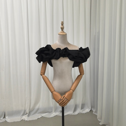 送料無料！取り外しオフショルダー 爽やかで優しい 水色 ビスチェ  