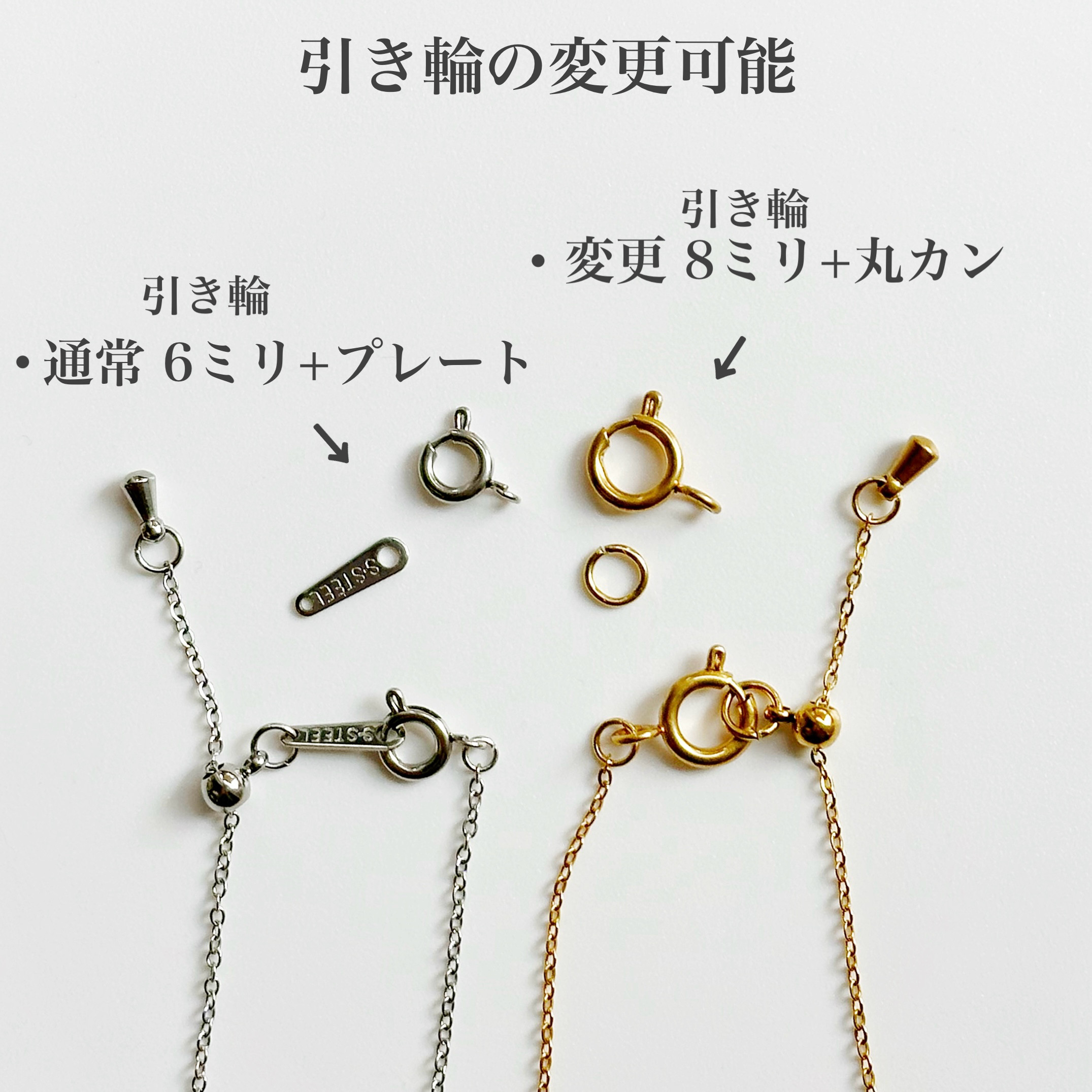 ピンクキュービックジルコニア スリーストーンネックレス