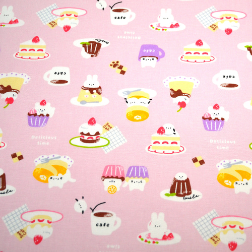 30×40 ランチョンマット ゆるふわアニマル カフェ 女の子 かわいい