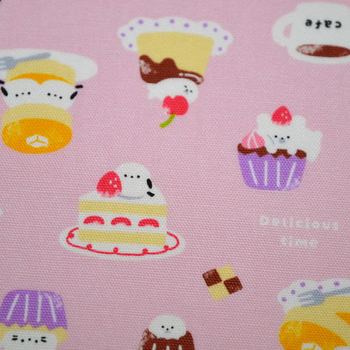 30×40 ランチョンマット ゆるふわアニマル カフェ 女の子 かわいい