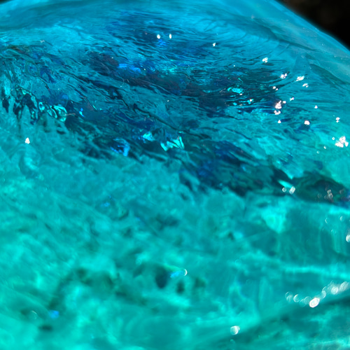 レジン 海アート さざなみ 波紋 砂紋 10×10cm ライト付 オーシャン