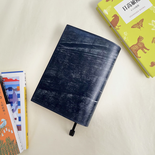 ブライドルレザー】A6 文庫本 ブックカバー 手帳カバー ノートカバー