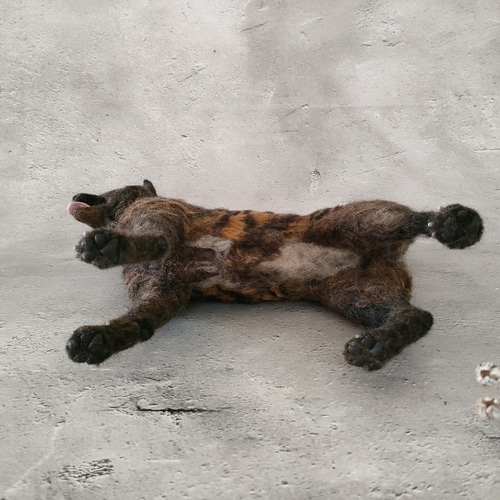 羊毛フェルト犬 甲斐犬さん〈25031〉 羊毛フェルト 羊毛わんこ 福や