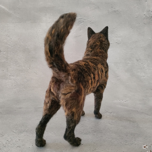 羊毛フェルト犬 甲斐犬さん〈25031〉 羊毛フェルト 羊毛わんこ 福や