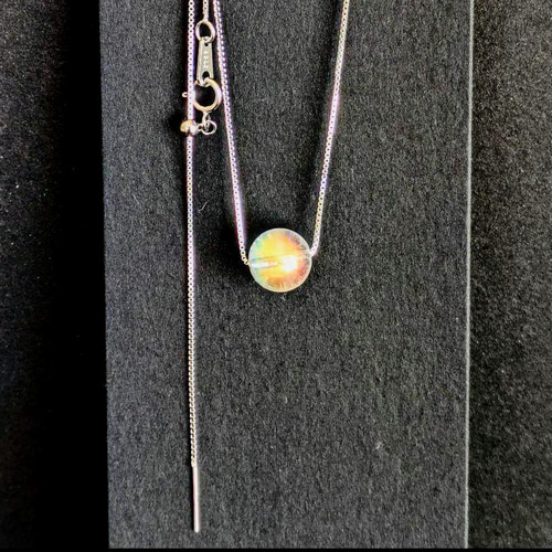 ✿最高級天然美品✿ホワイトラブラドライト虹のように輝くクォーツ9