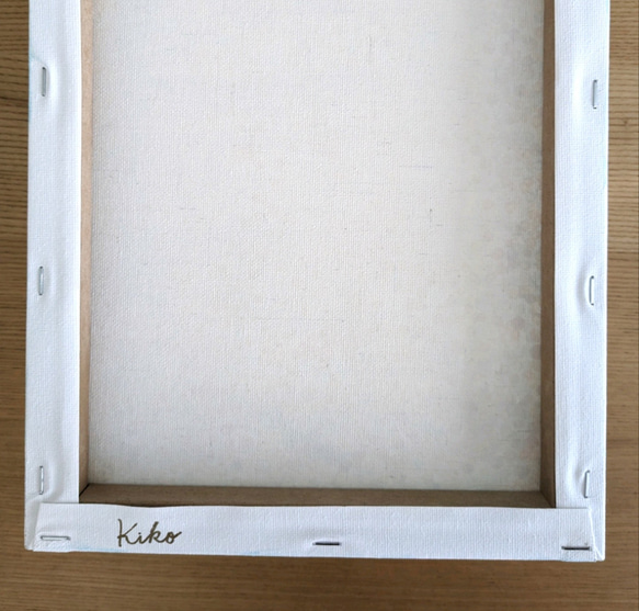 キャンバスアート　抽象画　原画　「mimosa」 6枚目の画像