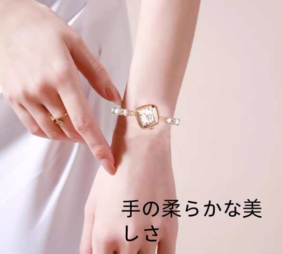 おしゃれな腕時計女性2025新型角表小人数軽量贅沢な女性用