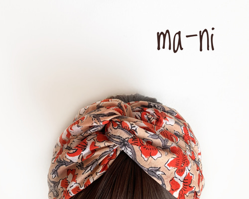 締め付け感なし♡とっても柔らかい着け心地♡インド綿ブロックプリント