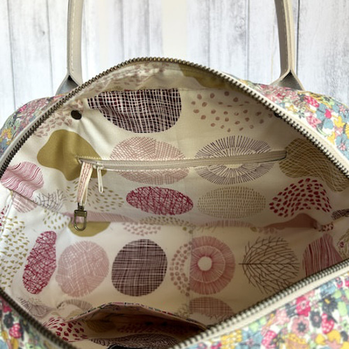 HIMA様♡リバティ♡フラワーパワー♡ボストンバッグ、三日月バッグ フラワー刺繍2WAYバニティバッグRANDA公式サイト