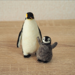 星を釣るペンギンさん　羊毛フェルト 星を釣るペンギンさん 羊毛フェルト まるから作る！初心者向け