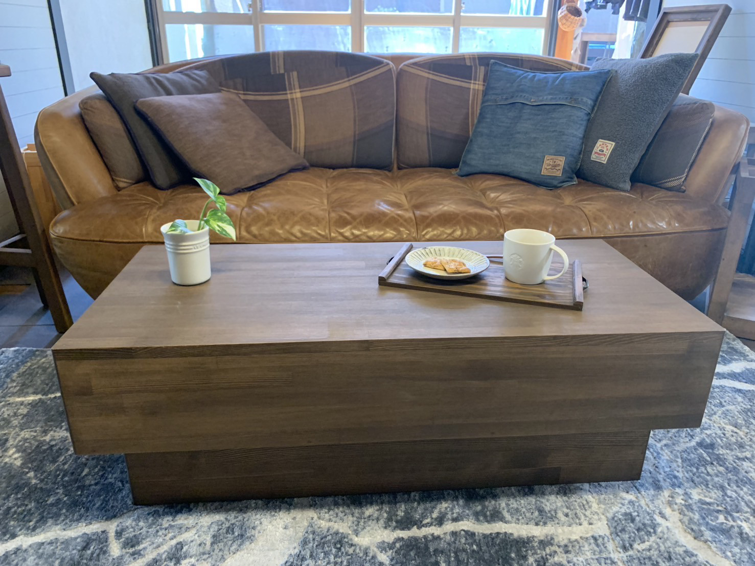 新作　ローテーブル　両サイド引出し　センターテーブル　リビングテーブル　収納