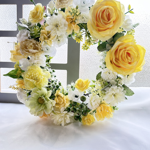 ◯専用ページです◯アーティフィシャルフラワーリース アーティフィシャルフラワー ガーベラのリース 玄関ドアに