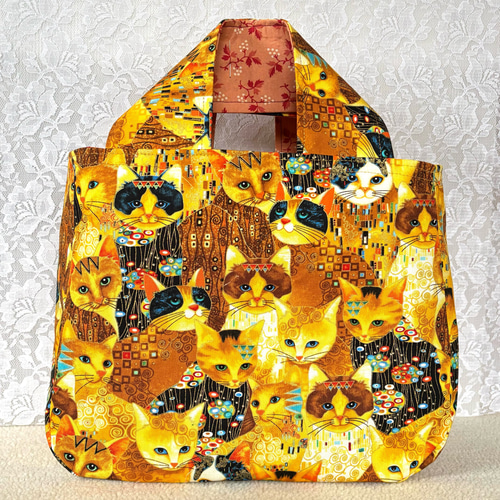 クリムト風猫 お買い物バッグ(大) トートバッグ TEFFーTEFF 通販