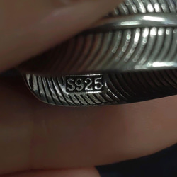 オープン価格　刻印入り　silver925  メンズ　フリーサイズ　メキシカンリング　銀　　ハンドメイド指輪　ギフト 8枚目の画像