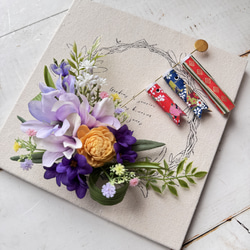 クリスマス・お正月兼用飾り しめ縄・しめ飾り le repos d'un ange