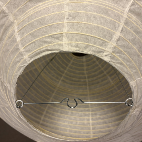 岐阜径55㎝和紙提灯中雲型照明ペンダント1灯付き 岐阜径55㎝和紙提灯中雲型照明ペンダント1灯 その他素材 けん