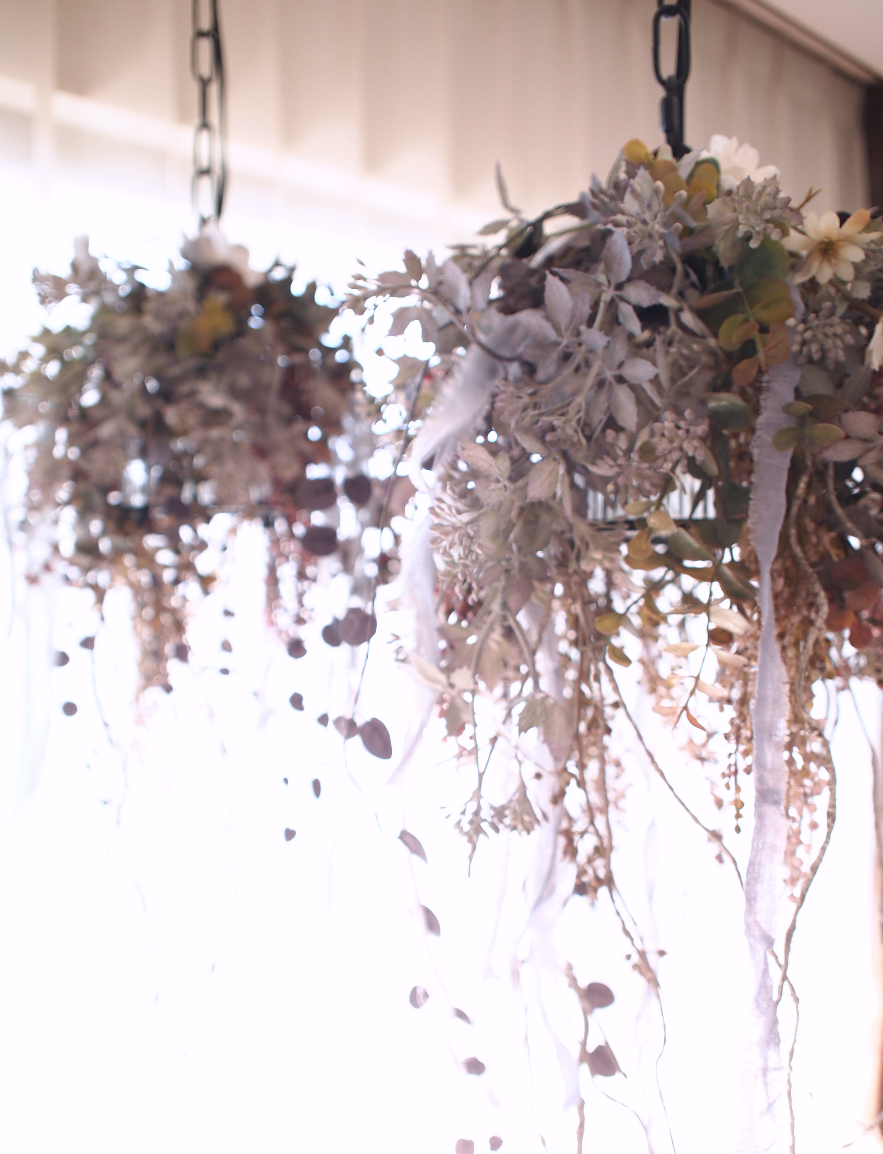 【受注制作】照明_アーティフィシャルフラワー シャンデリア