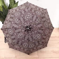 アンティーク大島紬の日傘 緋寒桜 傘・日傘 Lotus*Musashi 通販