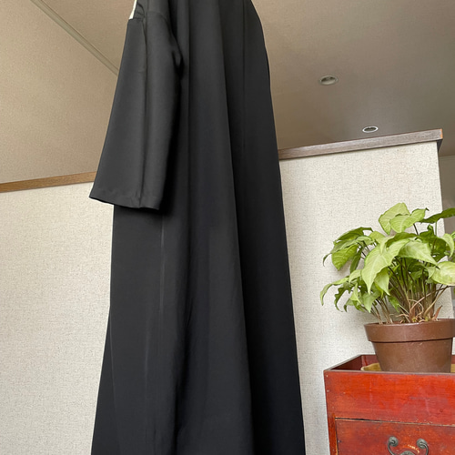 着物リメイクワンピース ゆったり体型カバー 着物ワンピース